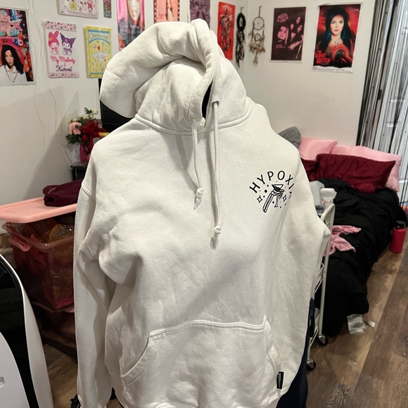 Hyproxia- seek the deep medium sized white sweatshirt. Hoodie - Picture 2 of 6
